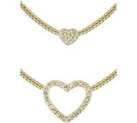 Jacques Lemans Kette 925er Silber gelbgold Damen