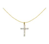 Jacques Lemans Kette 925er Silber gelbgold Damen