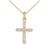 Jacques Lemans Kette 925er Silber gelbgold Damen