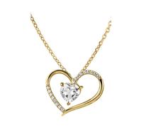 Jacques Lemans Kette 925er Silber gelbgold Damen