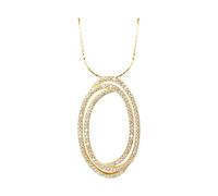 Jacques Lemans Kette 925er Silber gelbgold Damen