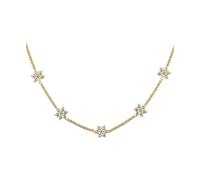Jacques Lemans Kette 925er Silber gelbgold Damen