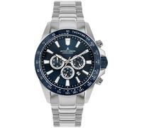 Chronograph JACQUES LEMANS "Liverpool, 1-2140F" Armbanduhren blau (silberfarben) Herren Quarzuhren (85713902-0)