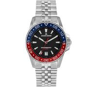 Jacques Lemans Herrenuhr 1-2205K Quarz Stahl/Schwarz 20 bar