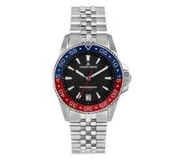 Jacques Lemans Liverpool Diver Herrenuhr blau-rot 20 bar (1-2205K)