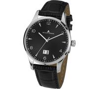 Jacques Lemans London 1-1862ZA Herren Uhr Edelstahl Leder Quarz 5Bar