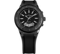 Jacques Lemans "Miami" Quarzuhr,Armbanduhr,Damen,Herren,Silikonarmband,bis 20 bar wasserd. (30805246-0) schwarz, schwarz