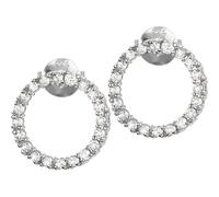 Jacques Lemans Ohrstecker 925er Silber silber Damen