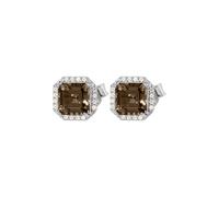 Jacques-Lemans - Ohrstecker Sterlingsilber mit Smoky Quarz - SE-O104E