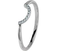Jacques Lemans - Silberring mit White Topaz - SE-R124A58 - Weite 58
