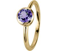 Jacques Lemans - Silberring vergoldet mit Amethyst - SE-R101I54 - Weite 54
