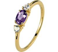 Jacques Lemans - Silberring vergoldet mit Amethyst - SE-R113I58 - Weite 58
