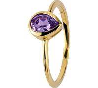 Jacques Lemans - Silberring vergoldet mit Amethyst - SE-R123F54 - Weite 54
