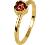 Jacques Lemans - Silberring vergoldet mit Granat - SE-R157D58 - Weite 58