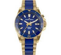 JACQUES LEMANS Analoge Herrenuhr Quarz mit Edelstahlarmband mid-39585, bunt, Armband