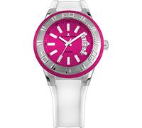 Jacques Lemans Unisex Erwachsene Armbanduhr Multi Zifferblatt Quarz Silikon 1-1784E