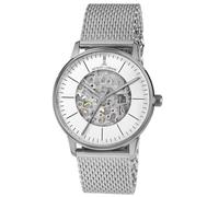 Jacques Lemans Unisex Erwachsene Armbanduhr Skeleton Mechanik Messing N-207ZC