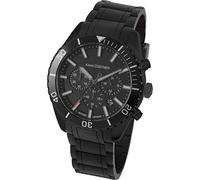 Jacques Lemans Unisex-Uhr Chronograph Quarz mit Kautschukarmband - KC-104B