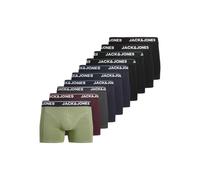 Trunk JACK & JONES "JACTIMOTHY SOLID TRUNKS 10 PACK", Herren, Gr. XL, 10 Stk., sea spray pack:schwarz navy, schwarz navy, schwarz, schwarz, winetasting, schwarz, phantom, schwarz, schwarz, Jersey, Obe