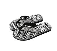 JACTZ Flip Flops Summer Unisex Flip Flops Bathroom Slippers Casual Shoes Beach Sandals-Black,40