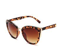 JACTZ Sonnenbrillen Sonnenbrille Frauen Vintage -Gradientengläser Retro Katze Auge Sonnenbrille Weibliche Brille-2-Leopard