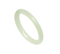 Jade Armreif Armband für Frauen - Chinesische Feng Shui Natural Jade Viel Glück und Wohlstandsarmband - Weißer Mode -Armreifen für und Geburtstag