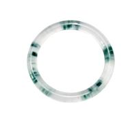 Jade Armreif Armband für Frauen - Chinesische Feng Shui Natural Jade Viel Glück und Wohlstandsarmband - Weißer Mode -Armreifen für und Geburtstag