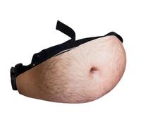 Jadeshay Bauchtasche Bauch, 3D Bauch Gürteltasche Bierbauch Bauchtasche Lustige Geschenke für Männer mit verstellbarem Gürtel