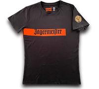 Jägermeister Original T-Shirt Logo und Schriftzug | schwarz | Größe: L