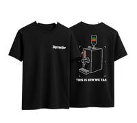 Jägermeister T-Shirt Schwarz Größe XL - 5er Set - „This Is How We Tap.“ Original Promo-Shirt