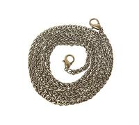 JAGETRADE Ersatz Geldbörse Kette Riemen Griff Schulter Crossbody Handtasche Tasche Metall 120cm Bronze