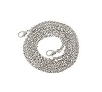 JAGETRADE Ersatz Geldbörse Kette Strap Griff Schulter Crossbody Handtasche Tasche Metall 120cm Silber