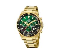 Chronograph JAGUAR "Executive" Armbanduhren goldfarben, grün, schwarz Herren Quarzuhren Swiss Made (53742355-0)