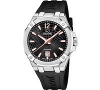 JAGUAR Herrenuhr Diplomatic J1030/4 Automatik Swiss Made Saphirglas Datum Kautschuk Schwarz