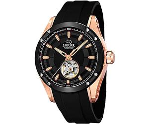 JAGUAR Automatik Herrenuhr - Kautschuk Schwarz - Analoge Uhr - Saphirglas Hohe Widerstandsfähigkeit - Wasserdicht 10 ATM - J814/1