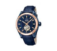 JAGUAR Automatik Herrenuhr - Leder Blau - Analoge Uhr - Saphirglas Hohe Widerstandsfähigkeit - Wasserdicht 10 ATM - Klassisch - J812/A