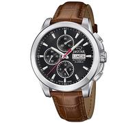 JAGUAR Automatik Herrenuhr Leder Braun - Datum, Saphirglas, Wasserdicht 10 ATM - Elegant - J975/4