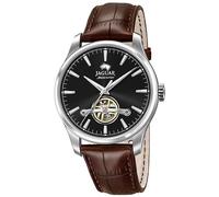 JAGUAR Automatik Herrenuhr Leder Braun - Saphirglas, Wasserdicht 5 ATM - Elegant - J966/5 Automatic Balancier
