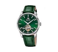 JAGUAR Automatik Herrenuhr Leder Grün - Saphirglas, Wasserdicht 5 ATM - Elegant - J966/4 Automatic Balancier