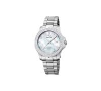 JAGUAR Damen Uhr Analog Edelstahl 316L Silber - Quarz - Saphirglas hochresistent - 20 ATM wasserdicht - Datum J892/1 - Executive