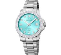 JAGUAR Damenuhr Analog aus Edelstahl 316l Silberfarben | Quarzwerk, Widerstandsfähiges Saphirglas, Wasserdicht 20 ATM, Kalender J892/6, Executive
