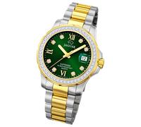 Jaguar Damenuhr Edelstahl silber gold Jaguar Executive Armbanduhr UJ893/3