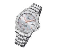 Jaguar Edelstahl Damen Uhr J870/2 Analog Armbanduhr silber Cosmopolitan UJ870/2