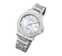 Jaguar Edelstahl Damen Uhr J892/1 Analog Fashion Armbanduhr silber UJ892/1