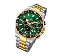 Jaguar Edelstahl Herren Uhr J862/3 Armbanduhr silber gold Executive UJ862/3