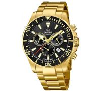 Jaguar Herren-Armbanduhr Chronograph Quarz Swiss Made Gold Stahl J864/3 One Size, Armband, Einheitsgröße, Armband