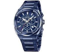JAGUAR J991/1 Executive Herrenuhr, Gehäuse aus Edelstahl 316L, Blau, Armband aus Edelstahl 316L, Blau