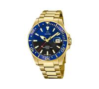 JAGUAR Herrenuhr Edelstahl 316L Gold - Quarz, Datum, Saphirglas - Wasserdicht 20 ATM - Elegant - J877/4 Executive
