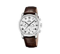 JAGUAR Herrenuhr Leder Braun - Chronograph Quarz, Datum, Saphirglas - Wasserdicht 5 ATM - Elegant - J968/5 Acamar