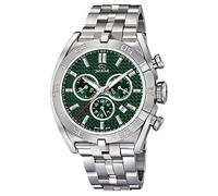 JAGUAR Herrenuhr Modell J852/5 aus der Kollektion Executive, Gehäuse 45,8 mm, Grün, mit Stahlband, Einfarbig, Armband